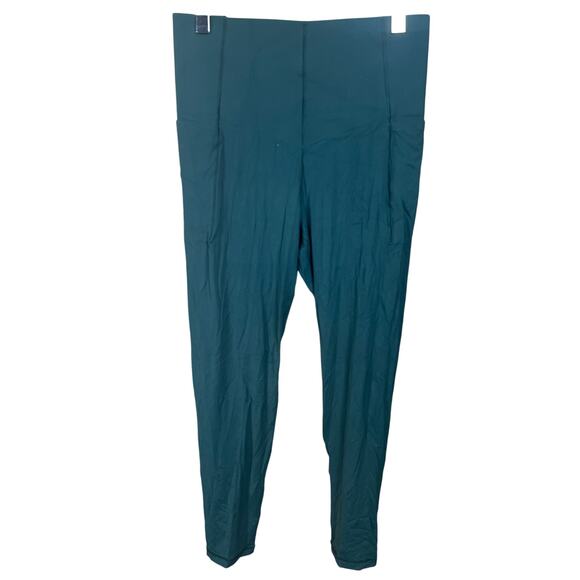 Offline By Aerie Green Women's Leggings High Waisted Large L - Picture 1 of 6